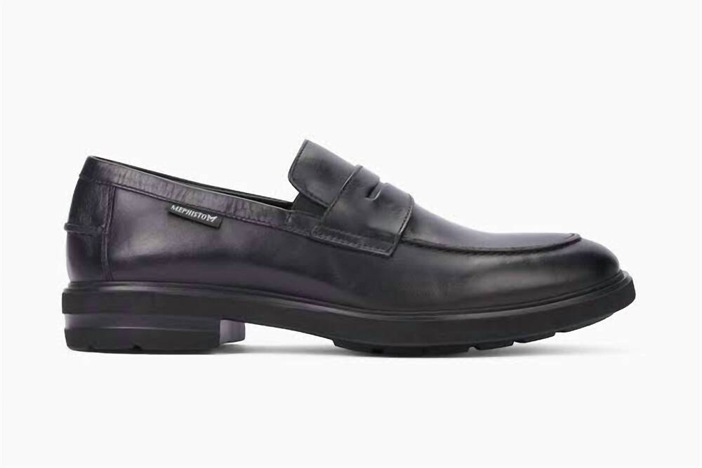 NEW MEPHISTO men's orelien loafer in black